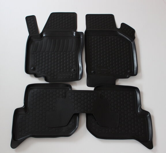 Gumové autokoberce LOCKER Seat Leon II r. 2005-2012 (4 ks)