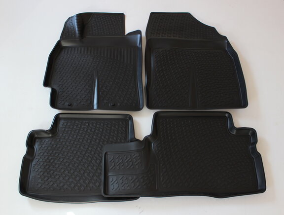Gumové autokoberce  LOCKER Toyota Auris r. 2007-2012 (3 ks)