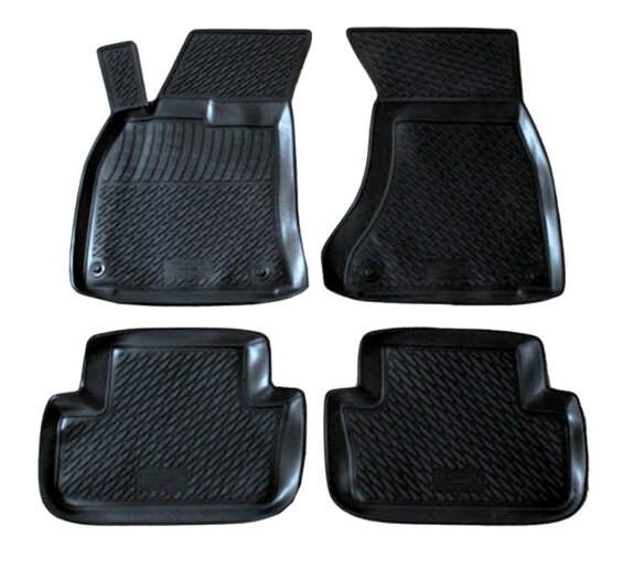 Gumové autokoberce LOCKER Audi A4 B6/B7 11/2000 - 10/2007 4 ks