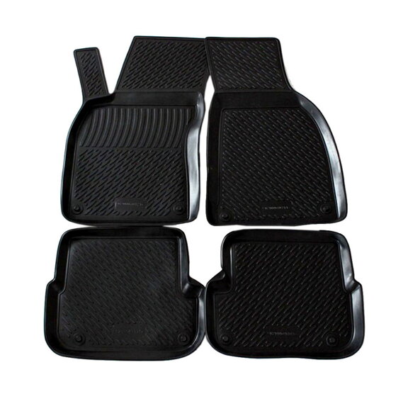 Gumové autokoberce LOCKER Audi A6 C6  4D SEDAN 2004-2011 4ks