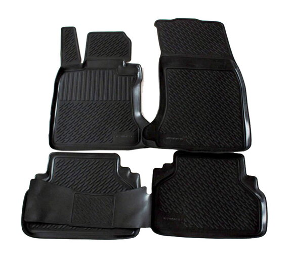 Gumové autokoberce LOCKER  BMW 5 Series (E60/E61) r. 2003-2010 4ks