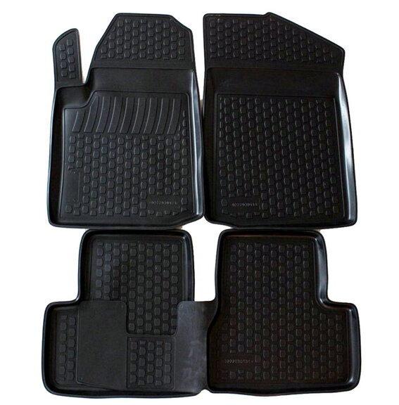 Gumové autokoberce LOCKER Citroen C3 r. 2002-2009 4ks