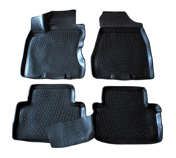 Gumové autokoberce LOCKER Nissan X-Trail II 2007-2013 4ks